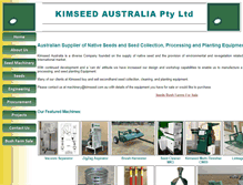 Tablet Screenshot of kimseed.com.au